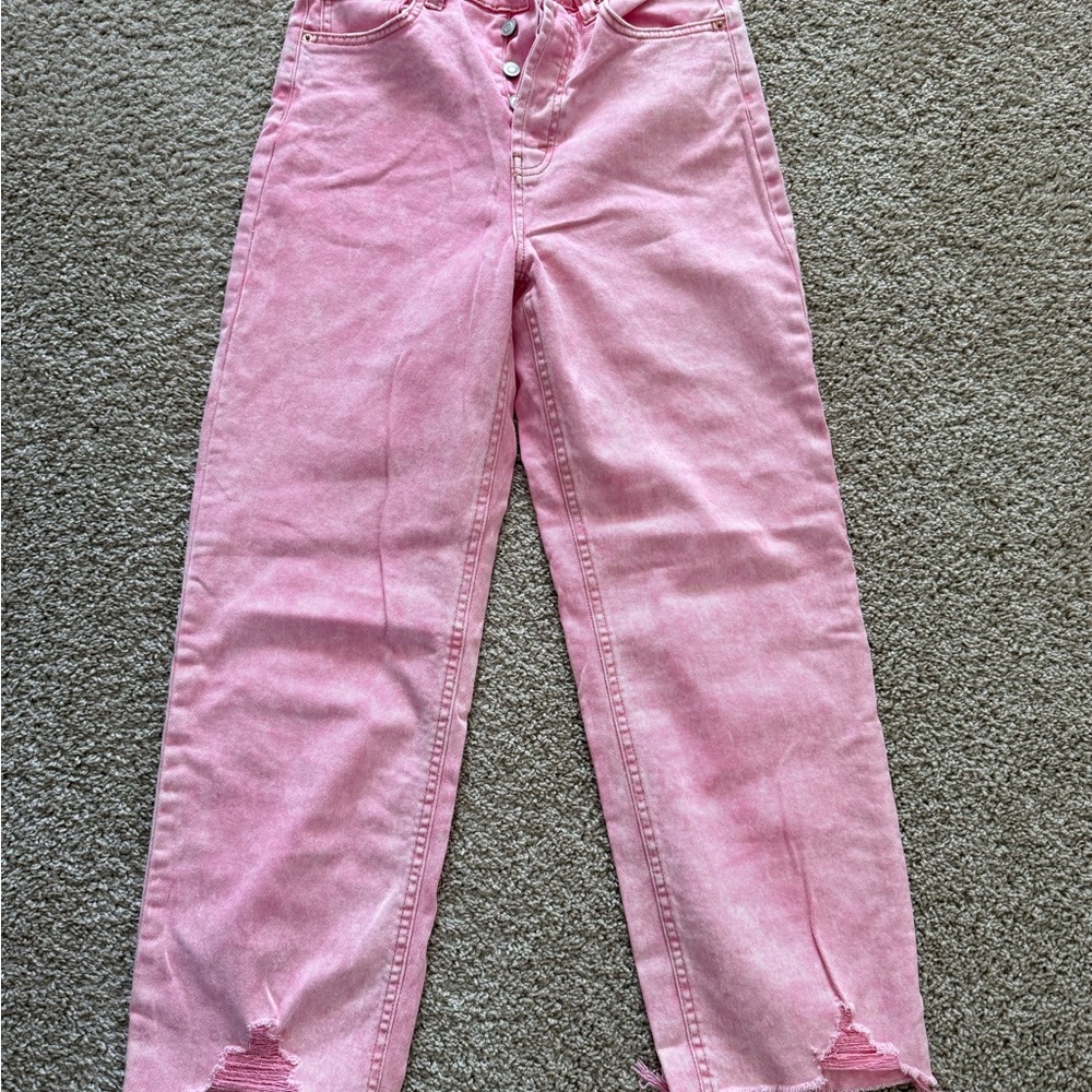 Wild Fable Pink High-Rise Jeans